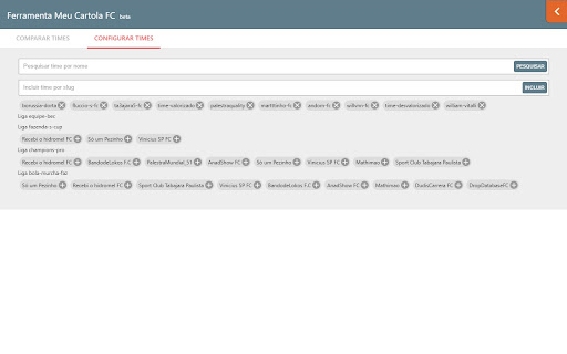 Ferramenta Meu Cartola FC screenshot 1