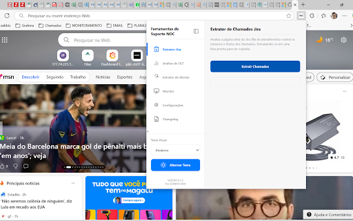 Ferramentas de Suporte NOC BETA screenshot 1