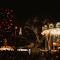 Festive Night at a Christmas Market with Illuminated Carousel logo