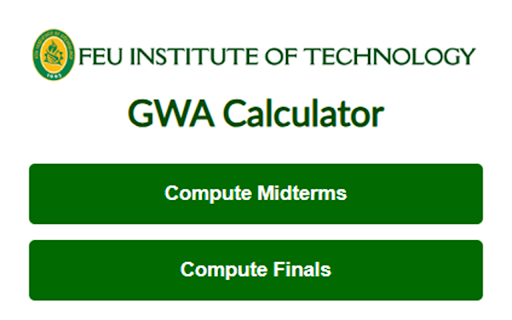 FEU Tech GWA Calculator screenshot 1