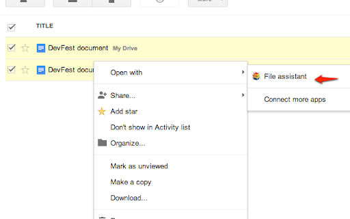 File Assistant screenshot 1
