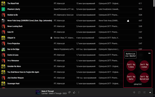 FIX.YTM - The ultimate YouTube Music extension screenshot 1