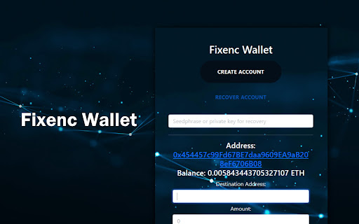 Fixenc Wallet screenshot 1