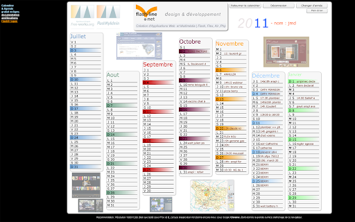 FL-Calendar screenshot 1