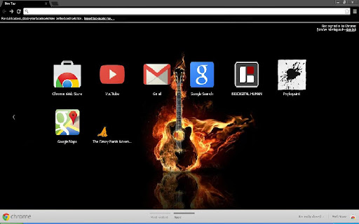 Flaming Guitar screenshot 1