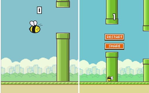 Flappy Bee screenshot 1