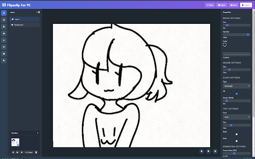 FlipaCreate: Flipaclip For PC screenshot 1