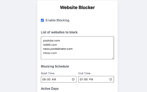 Focus Blocker screenshot 1