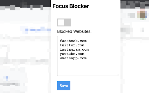Focus Blocker screenshot 1