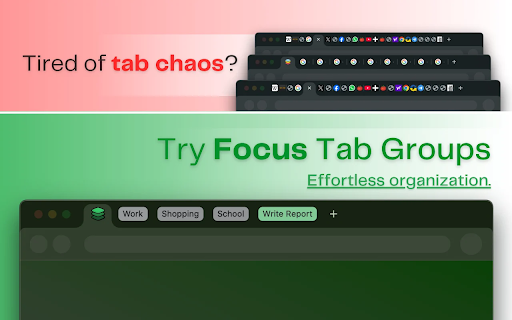Focus Tab Groups screenshot 1