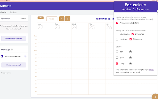 Focusalarm screenshot 1