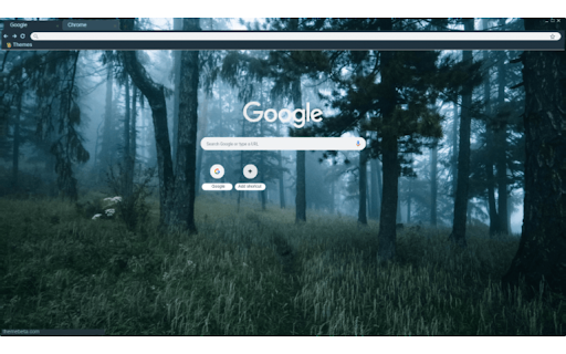 Foggy Blue Forest screenshot 1