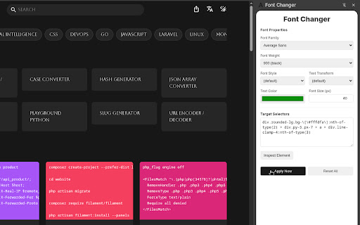 Font Changer screenshot 1
