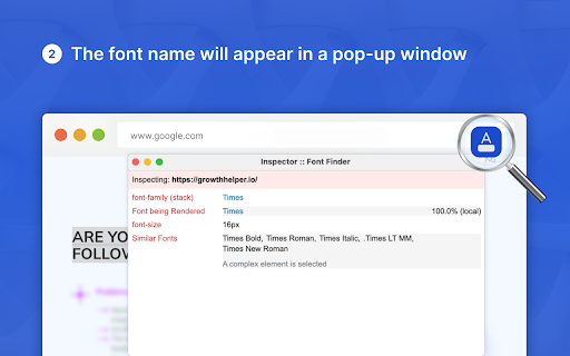 Font Recognition Tool screenshot 1