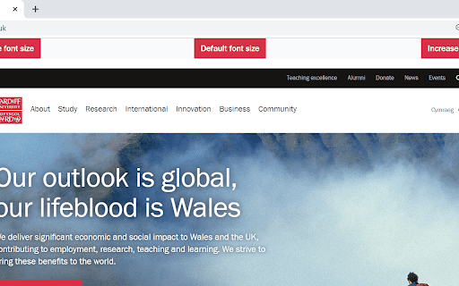 Font size and layout changer V1.3 screenshot 1