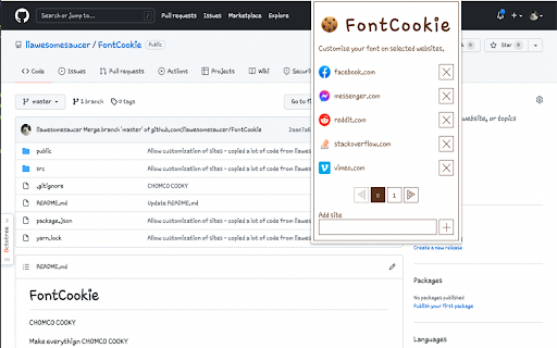 Fontcookie screenshot 1