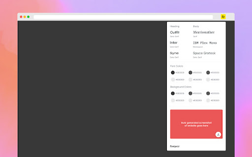 Fontpair screenshot 1