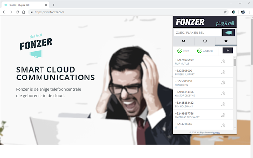 Fonzer plug & call screenshot 1