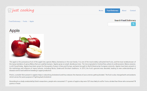 Food Dictionary screenshot 1