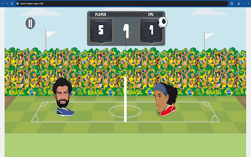 Football Legends Big Head Soccer screenshot 1