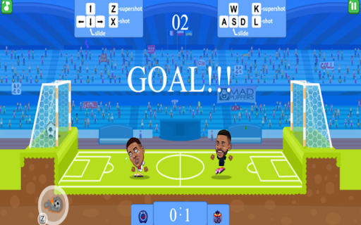 Football Legends - Big Head Soccer Game screenshot 1