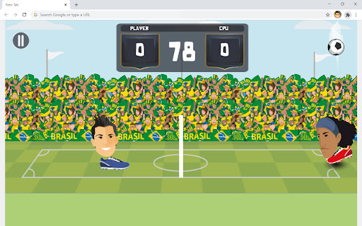 Football Legends Big Head Soccer Game screenshot 1