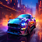 Ford Mustang Neon Speed Live Wallpaper logo