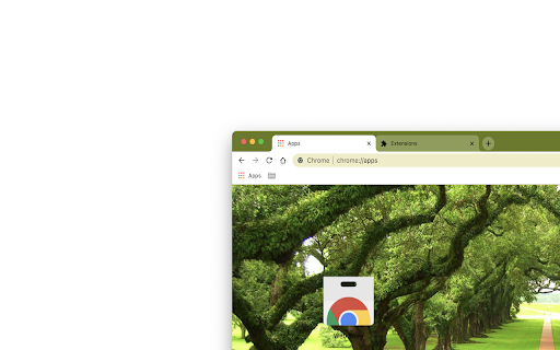 Forest Theme screenshot 1