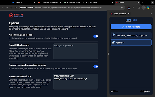 Form Assistant screenshot 1