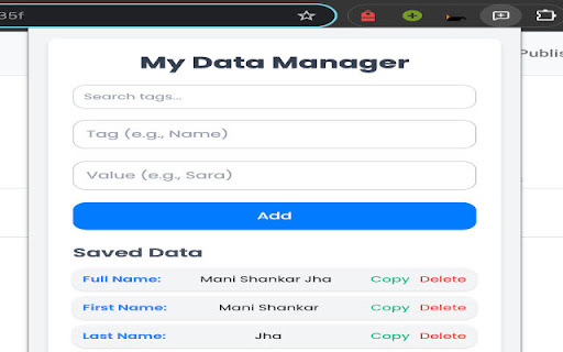 Form Data Manager screenshot 1