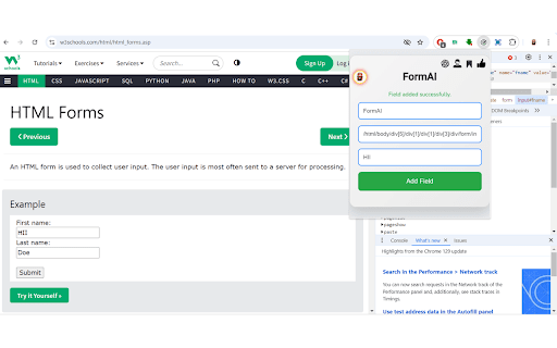 FormAI - Auto Form Filler AI (GPT 4o Integrated) screenshot 1