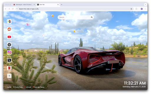 Forza Horizon 5 Wallpapers New Tab screenshot 1