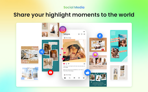 Fotor Design: Graphic Design & Photo Collage screenshot 1