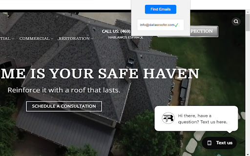 Found Email screenshot 1