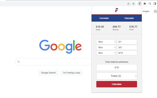 Free Bets Calculator screenshot 1