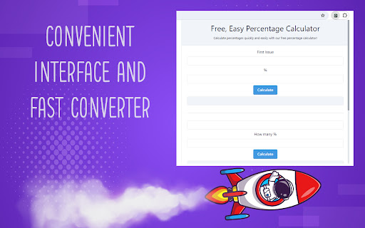 Free, Easy Percentage Calculator screenshot 1