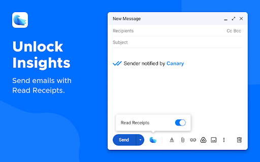 Free Email Tracker for Gmail, by Canary Mail screenshot 1