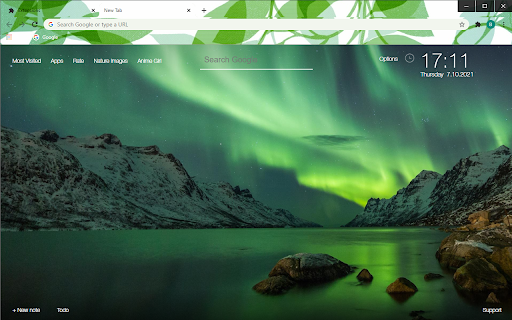 FreeAddon.com - Emerald Nature Theme screenshot 1