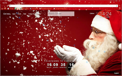FreeAddon.com - Merry Christmas Theme screenshot 1