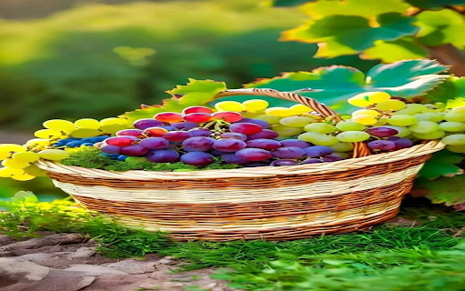 Fruit basket wallpaper screenshot 1