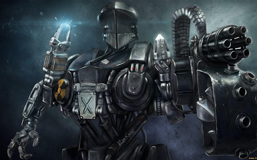 Futuristic Robot Illustration screenshot 1