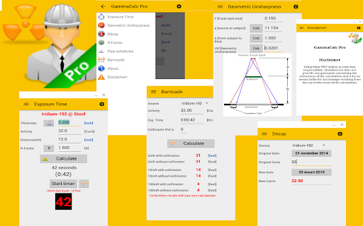 Gamma Ray Calculator Pro screenshot 1