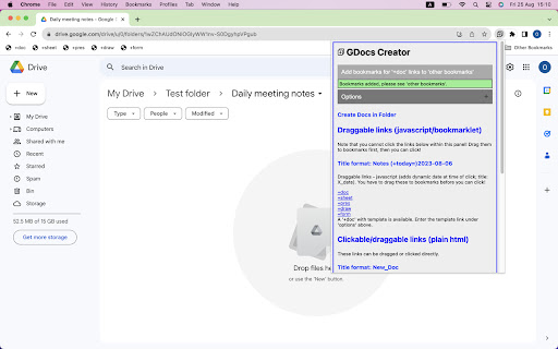 GDocs Creator screenshot 1