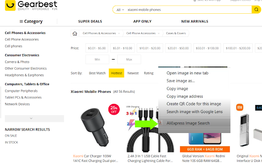GearBest To AliExpress Search By Image screenshot 1