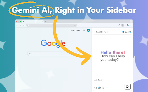 Gemini 2.5 Pro Sidebar screenshot 1