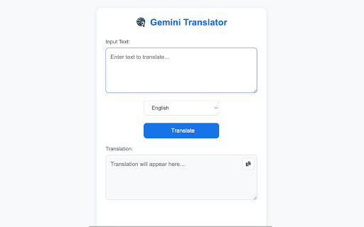 Gemini Translator screenshot 1