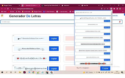 Generador De Letras screenshot 1