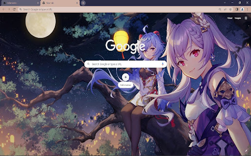 Genshin Impact 2 Browser Theme screenshot 1