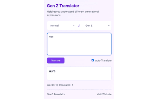 GenZ Translator screenshot 1