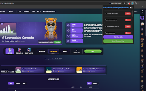 GeoGuessr Training Map Loader screenshot 1